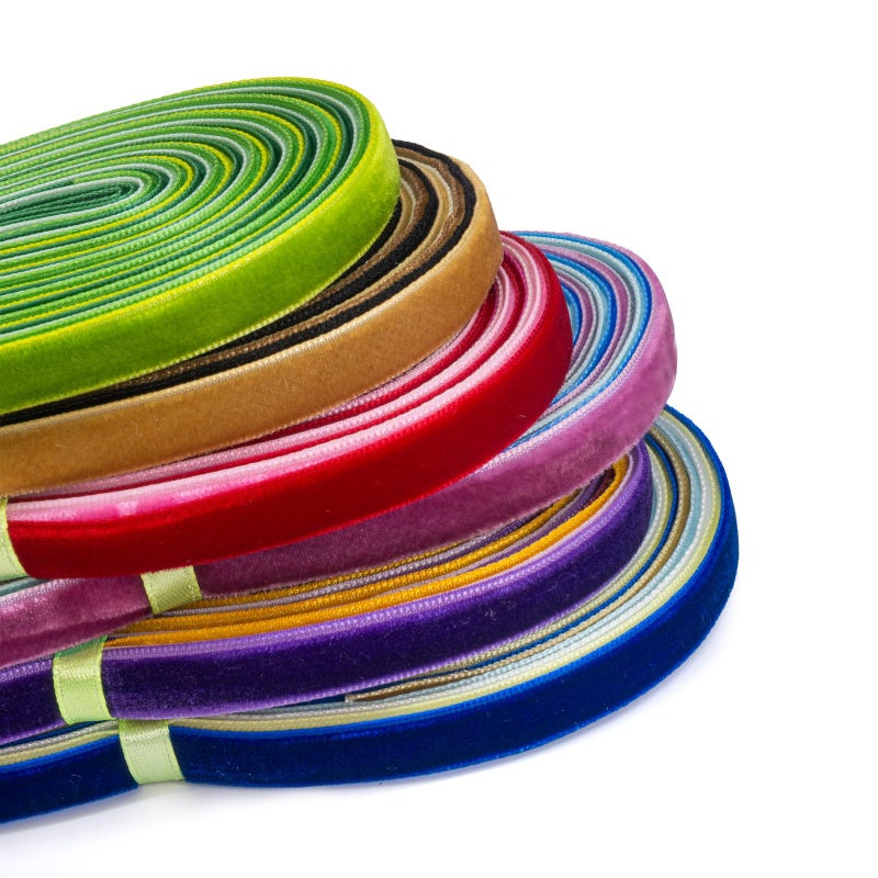 Summer-Ray.com Summer-Ray 50 Yards (2 Yards x 25 Colors) 3/8" 10mm Velvet Ribbon Value Pack - Image 2